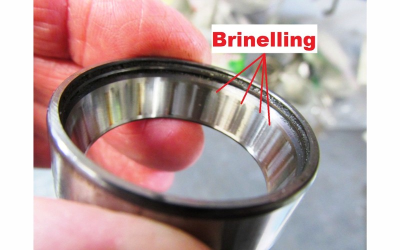 Bearing Brinelling,False Brinelling,Brinelling