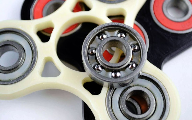 100 Pezzi Di Girelle Con Cuscinetto A Sfera Per Esca Spinner - Misura 3# Con Anelli Aperti
