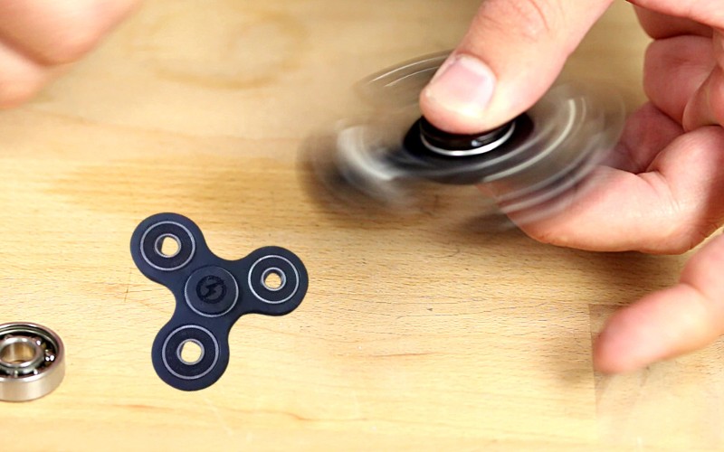 Types of fidget spinner bearings