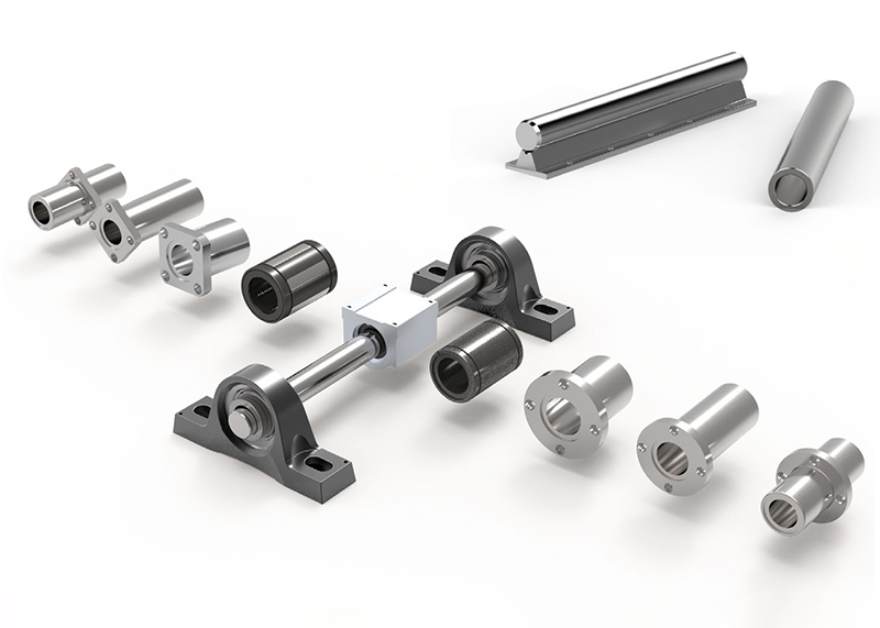 Linear Bearings,Linear Bearing,Linear Bearing Systems,Noise Reduction,Linear Motion Bearings,Linear Slides